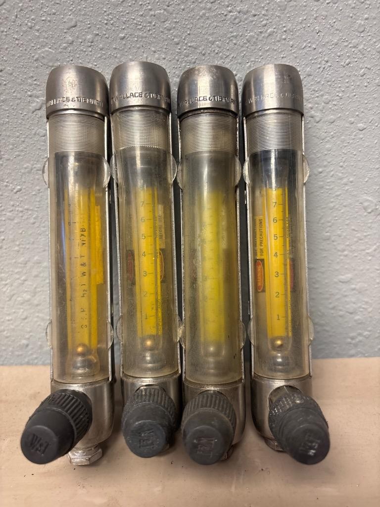 *Lot Of 4* Wallace & Tiernan Flow Meter L2099 With Shield