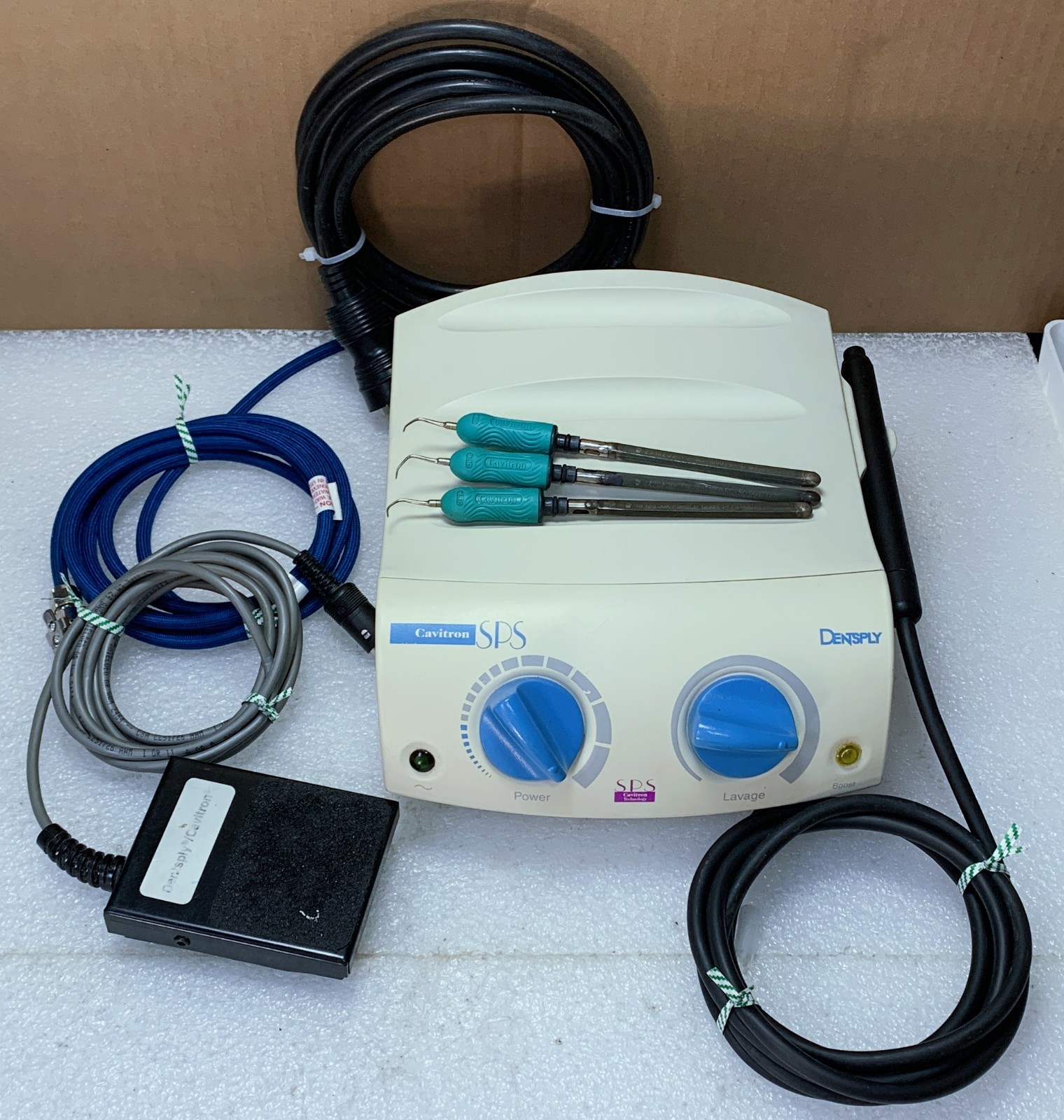 Dentsply Cavitron SPS Gen-119 Ultrasonic Scaler System & Tips * 90-Day Warranty