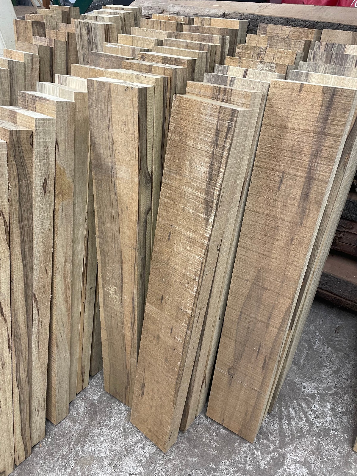 Black Limba Sawn Timber | Woodturning | 100CM Length | 50mm Thickness | V. Widths