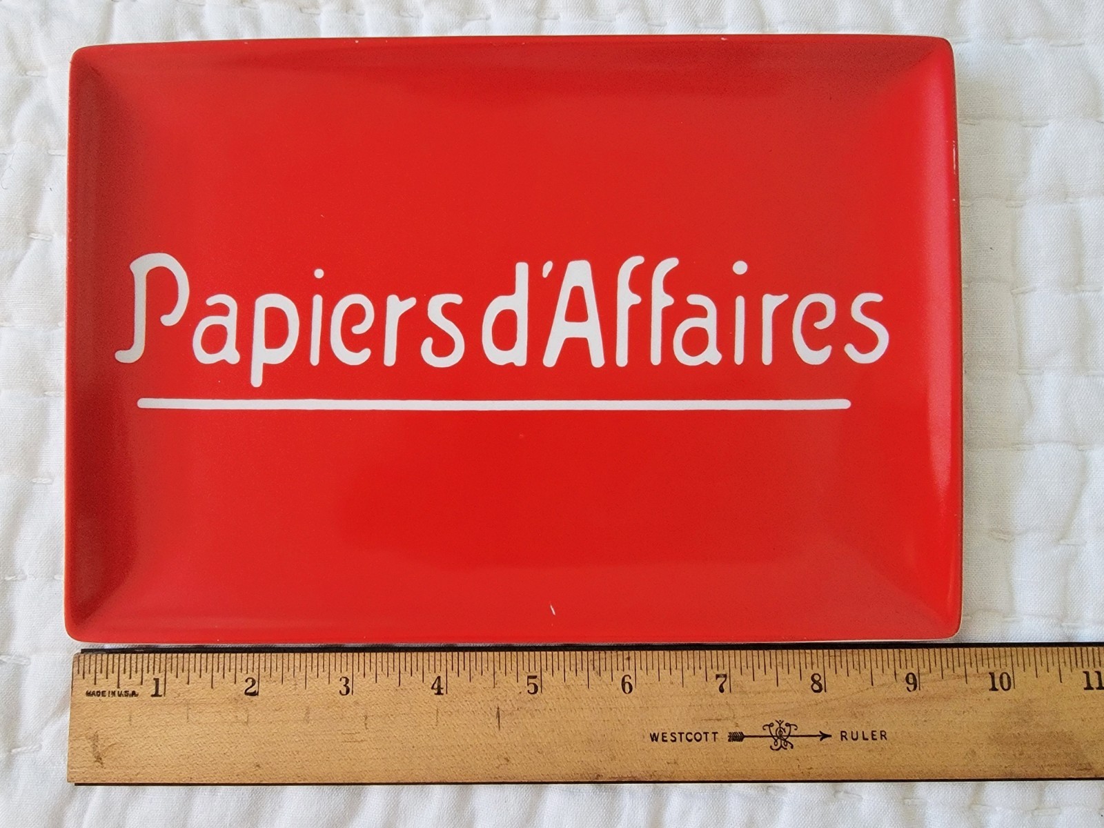 Vintage Rosanna Porcelain French Papiers d’Affaires Business Papers Desk TRAY