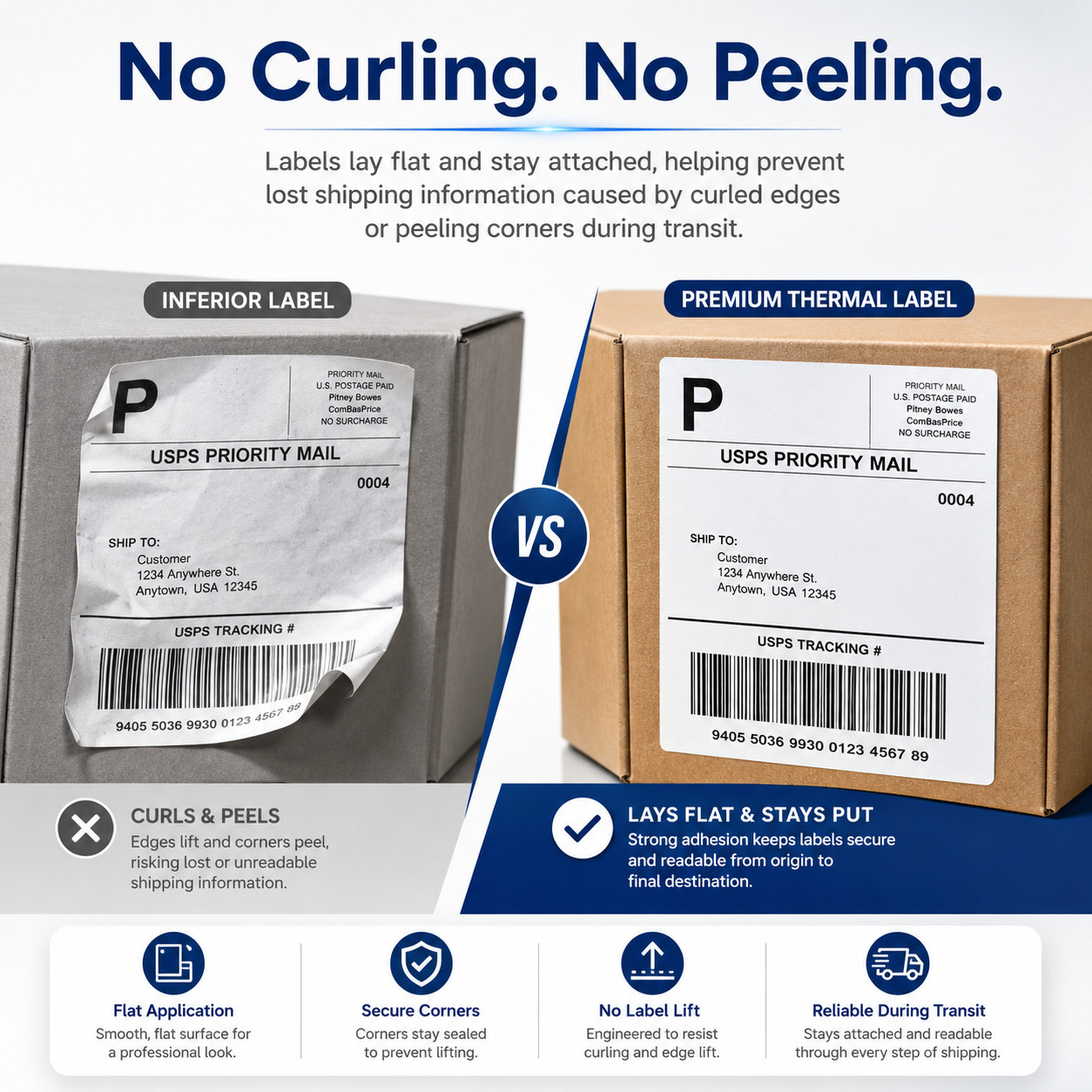 30256 Shipping Label 2-5/16″ x 4″ For DYMO LabelWriter 300 310 320 330 400 450
