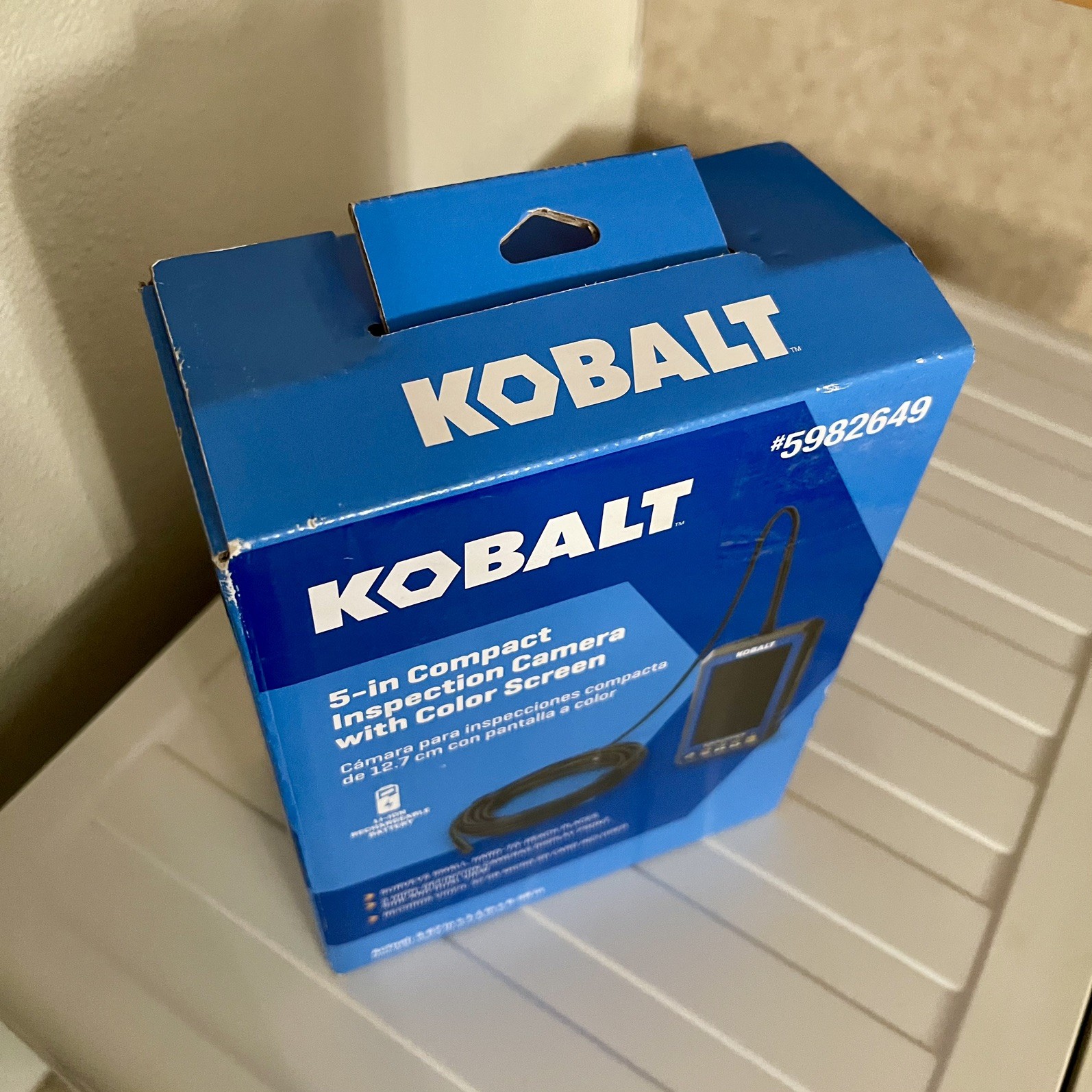 Kobalt 5″ Compact Inspection Camera w/ Color Screen New Open Box