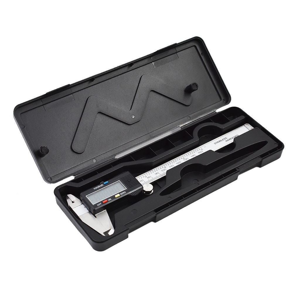 0-150 mm Vernier Caliper Tester LCD Electronic Digital Caliper Stainless Steel