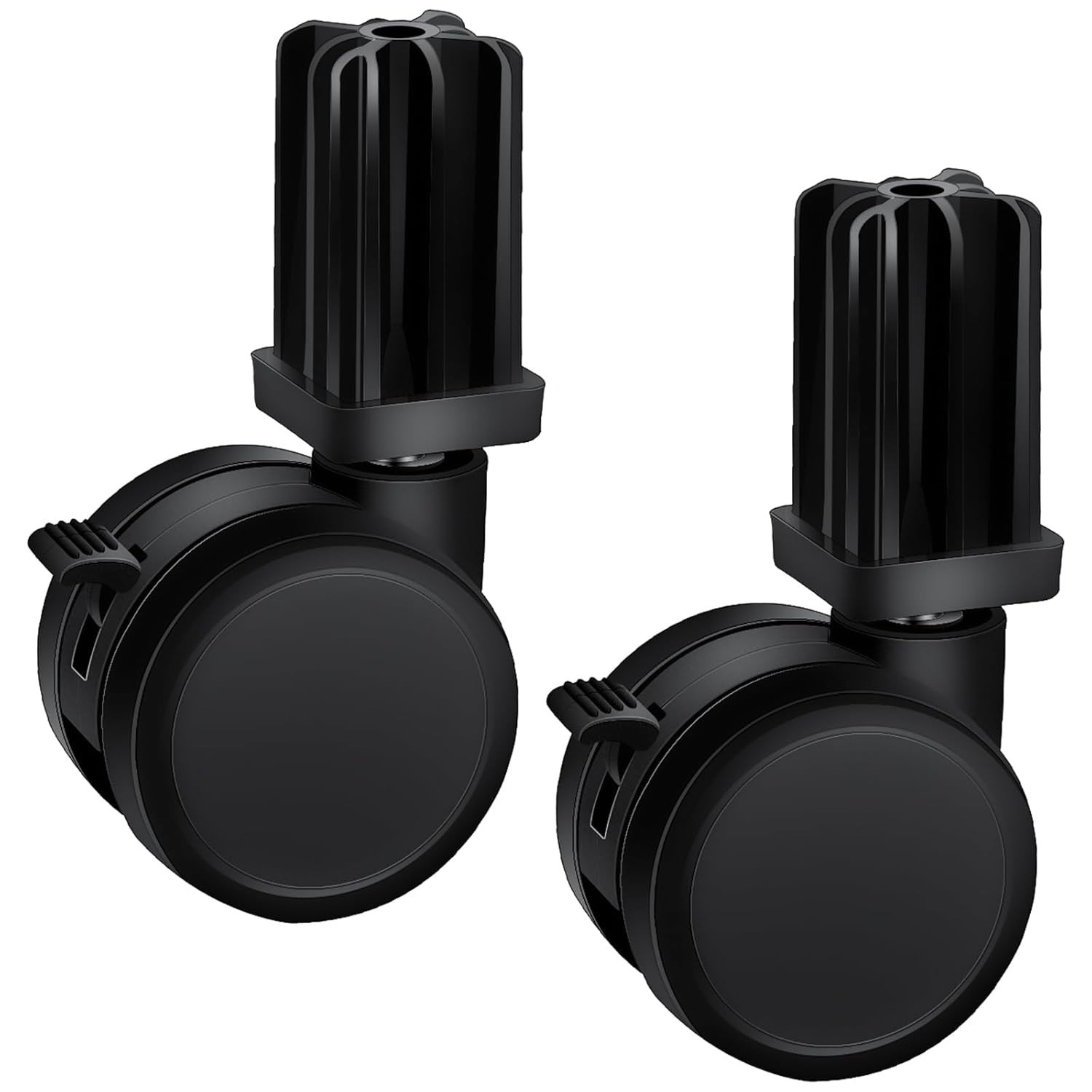 Multi-Surface Gas Grill Caster Wheels with Locking Feature – Fits Weber Models