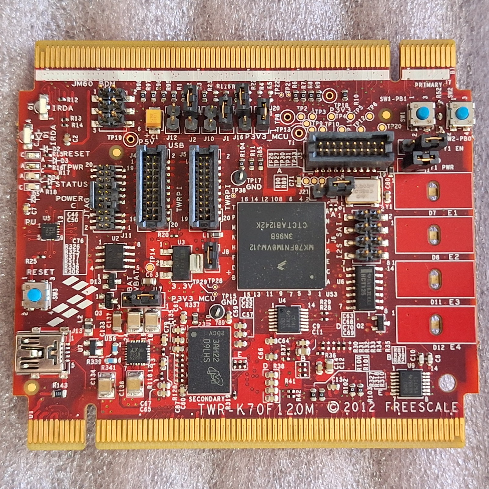 Freescale NXP TWR-K70F120M Kinetis K70 Tower System Module Development Board Kit