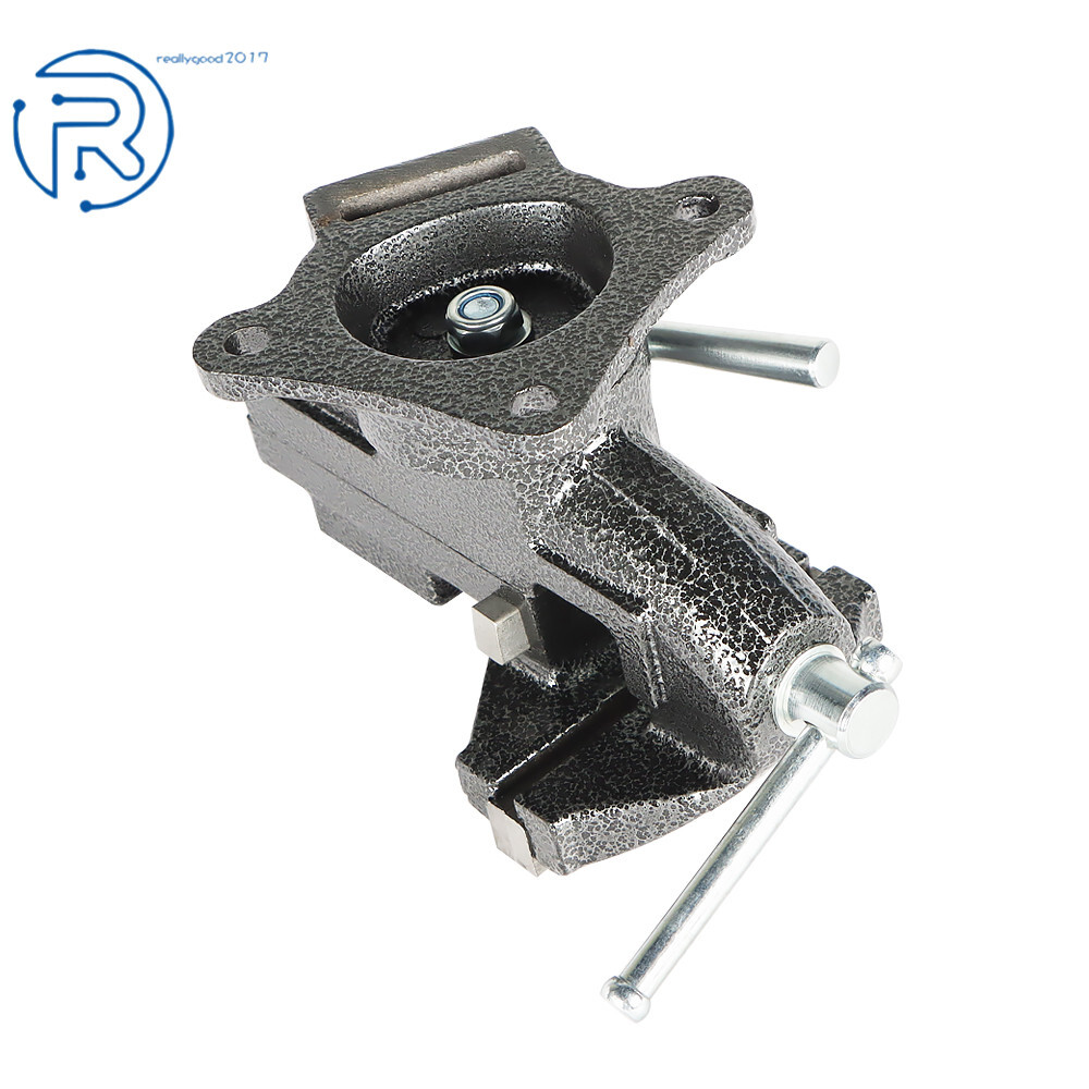 Bench Vise 3.3In Adjustment Dual-purpose Heavy Duty Cast Steel with Swivel Base