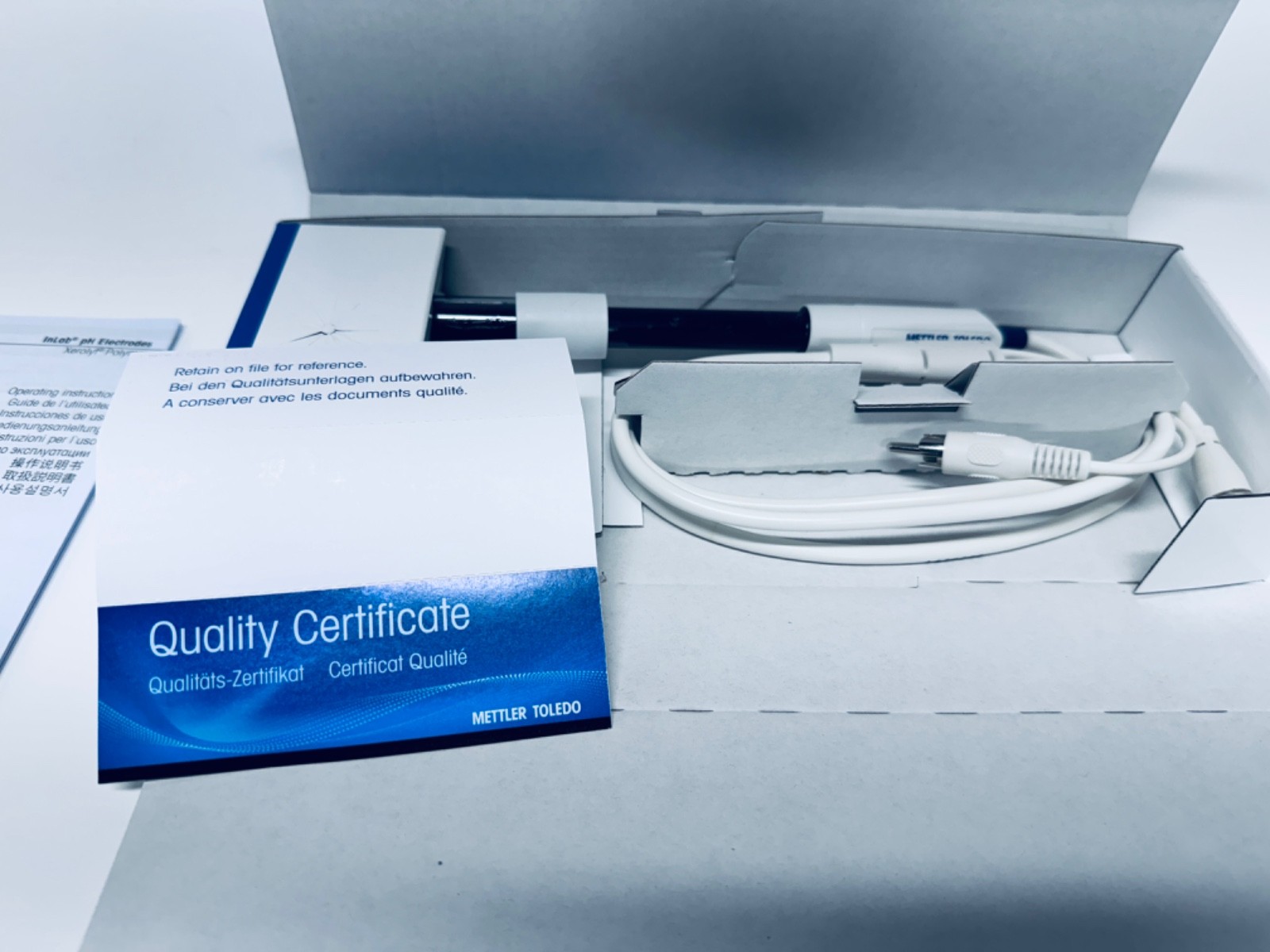 METTLER TOLEDO 3-in-1 pH Electrode InLab Expert Pro-ISM Probe 30014096 NEW