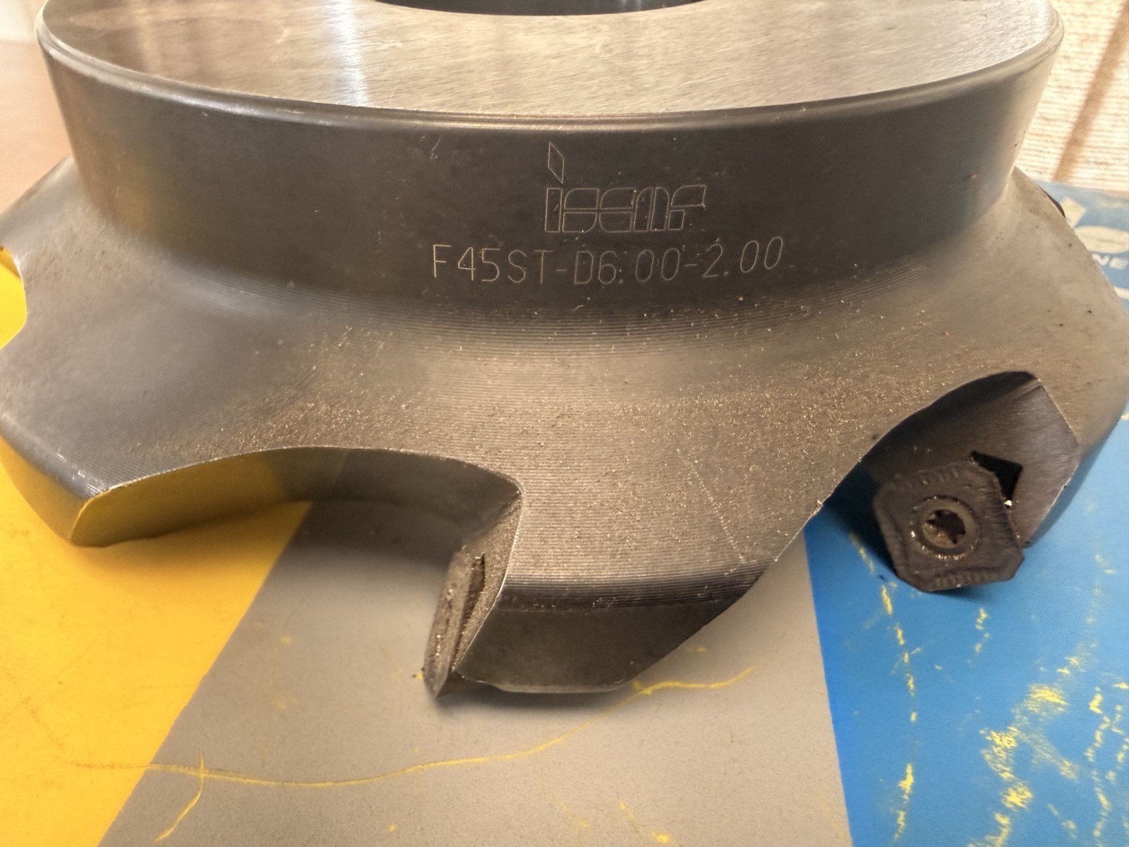 Iscar 6″ Indexable Facemill 2″ Arbor F45ST D6.00-2.00