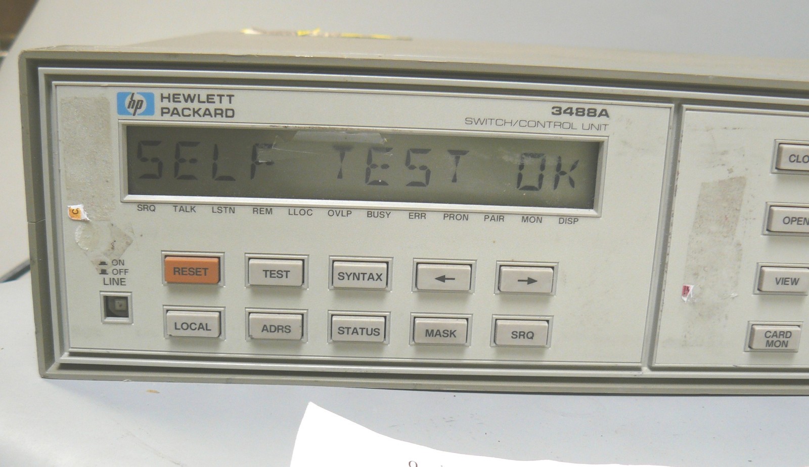 HP 3488A Switch Control Unit Tested [G7A1][G7A2]