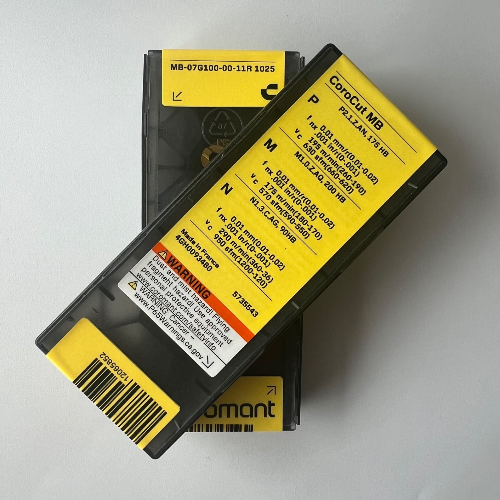 MB-07G100-00-11R 1025 /Sandvik /10 PCS