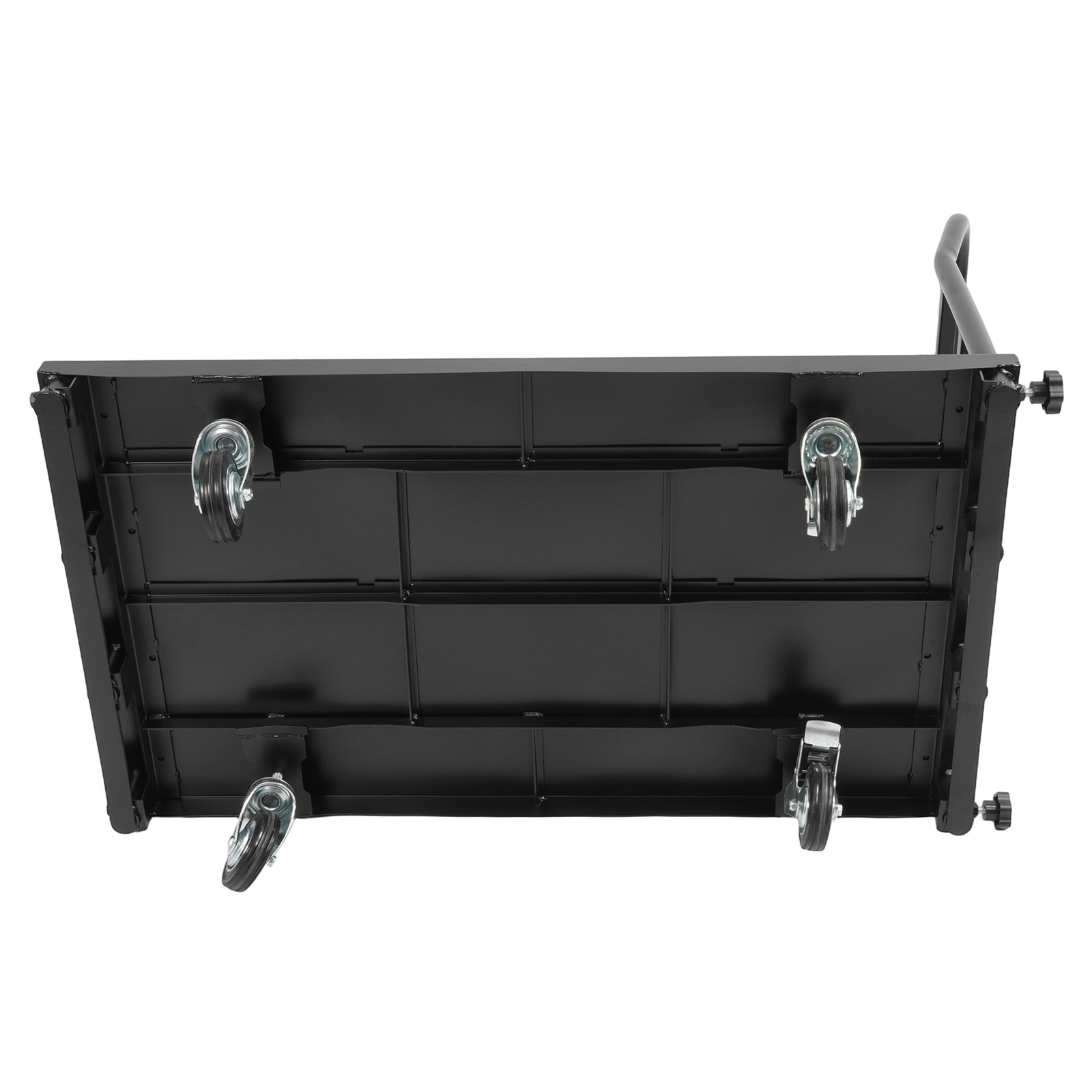 2200 lb 2- in-1 Drywall Sheet Cart, Lumber Platform Truck Dolly Cart W/4 Casters