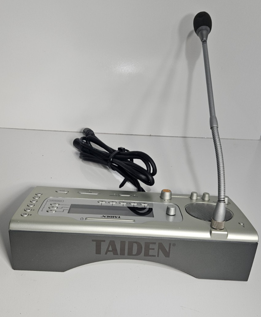 TAIDEN HCS-4385U/50 Audio Conferencing 64Ch Language Microphone Console