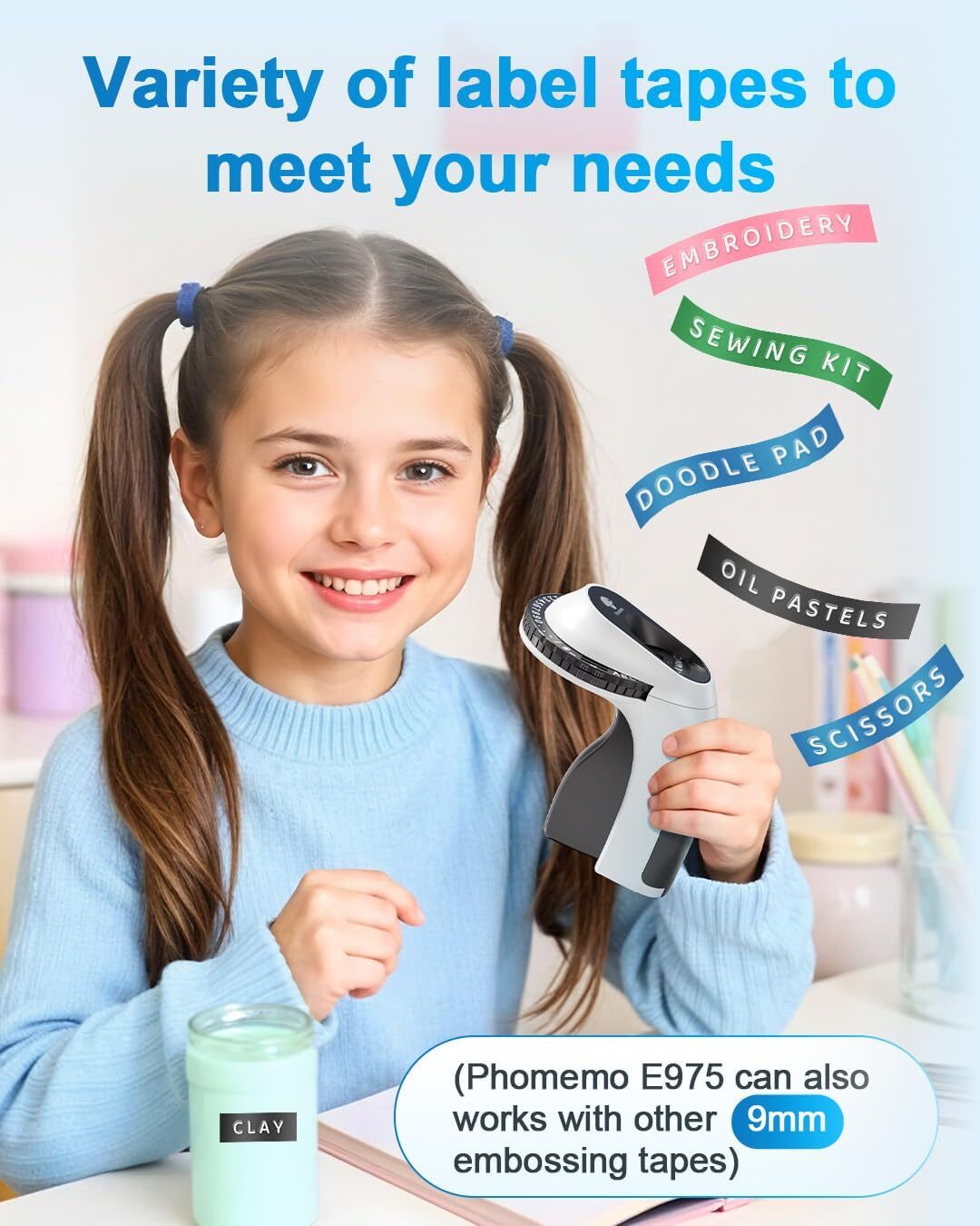 DYMO Embossing Label Maker with 6 DYMO Label Tapes | Organizer Xpress, Pro Label