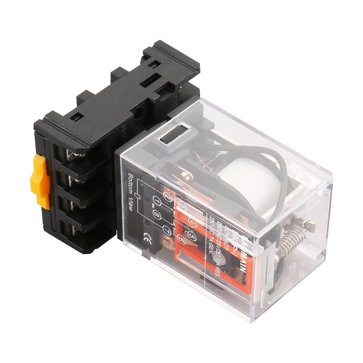 Power Relay MK2P-I 12VDC Coil DPDT 8 Pin with Plug-In Terminal Socket,For Automa