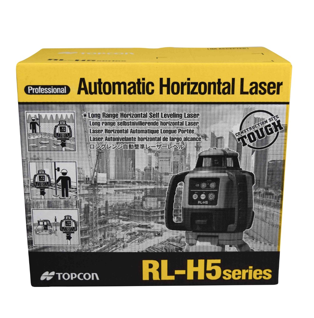 Topcon RL-H5A Horizontal Self-Leveling Rotary Laser Kit w/ LS-80X Receiver