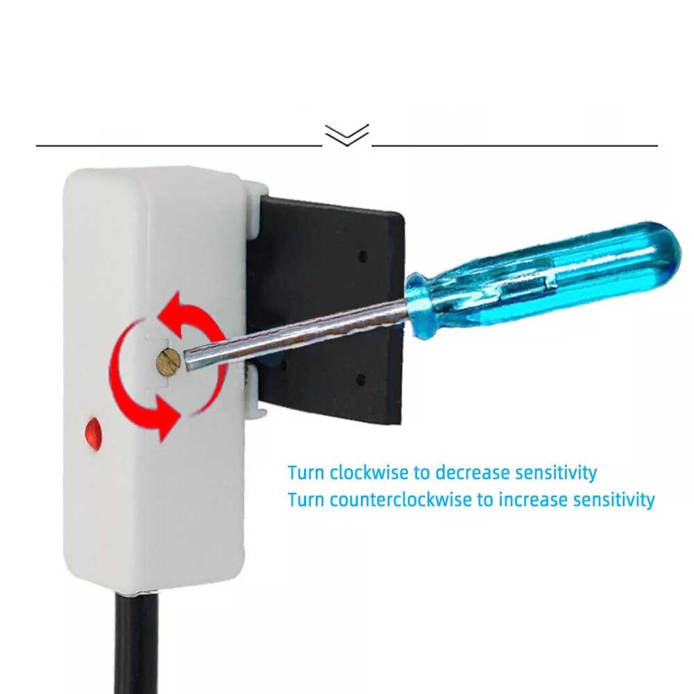 1/2x Non-Contact Water Liquid Level Sensor, DC 5-12V/24V 5mA 500ms Contactless