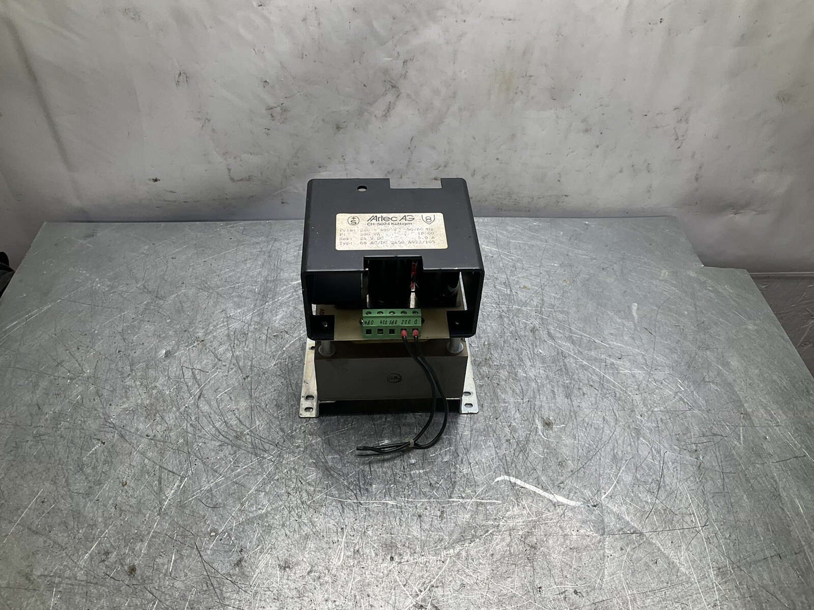 Artec AG CH-5024 Kuttigen Power Supply Transformer 220-480V 24VDC
