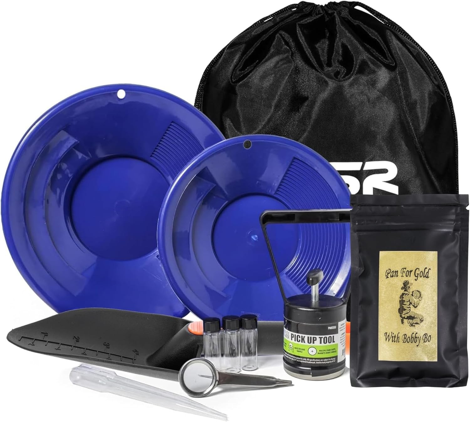 ASR Outdoor Gold Panning Kit Gold Rush Prospecting Tools Accessories 10pc