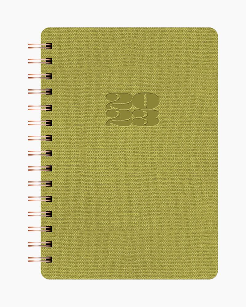 Orange Circle Studio Agatha 2022-2023 Planner – 17-Month Tabbed Spiral Calend…