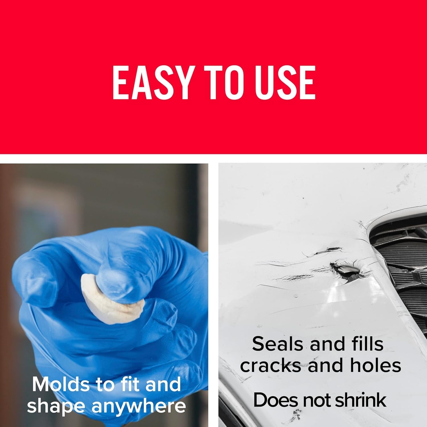 PlasticWeld Epoxy Putty – Heat Resistant Adhesive for Automotive & Marine Uses