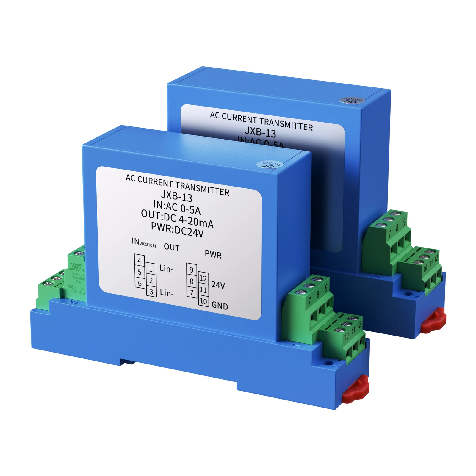 Voltage Transmitter 0-1000V Transducer RS485 to 4-20mA 0-10V DC24V Sensor AC DC