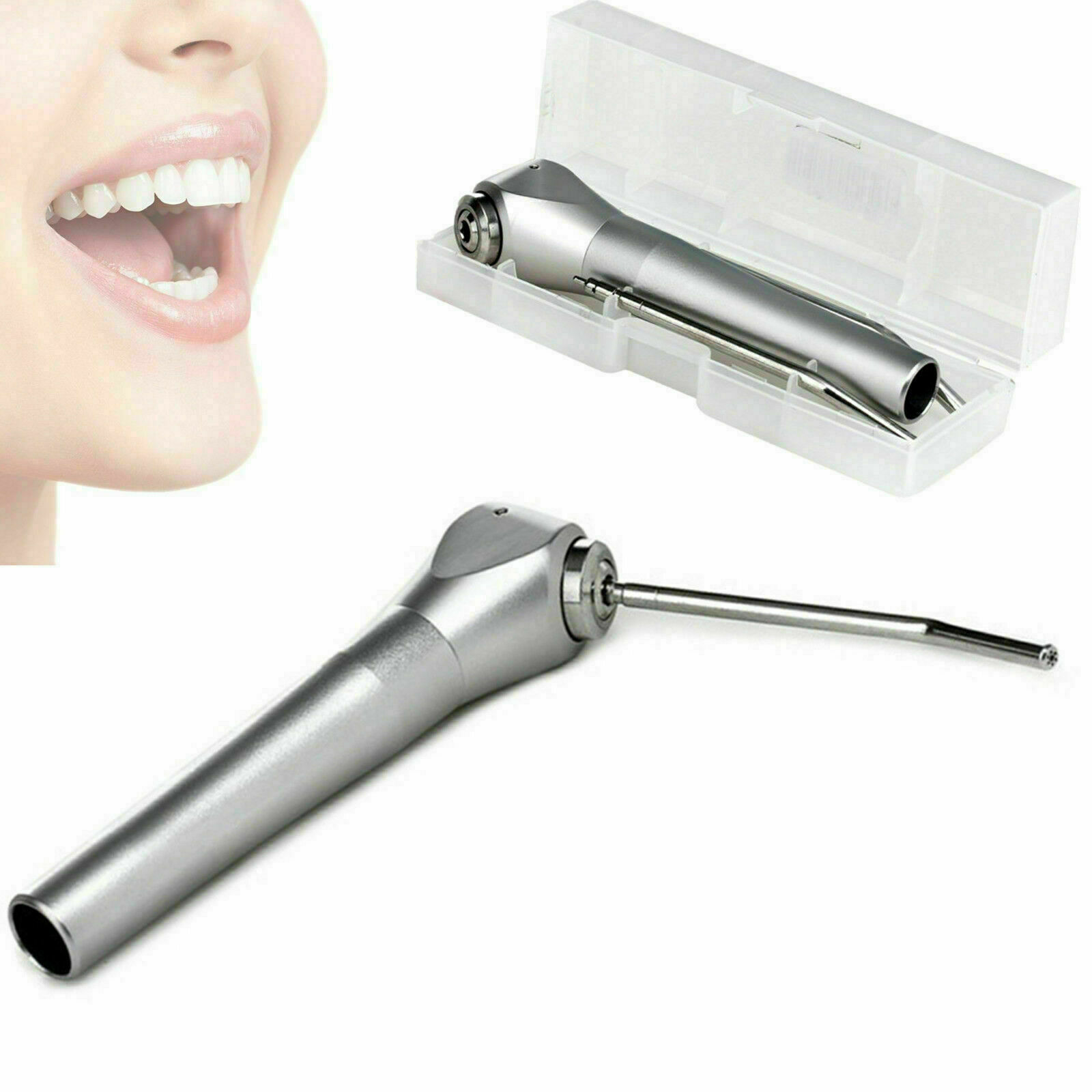 Dental 3 Way Air Water Spray Triple Syringe + 2 Nozzles Valve Core style button