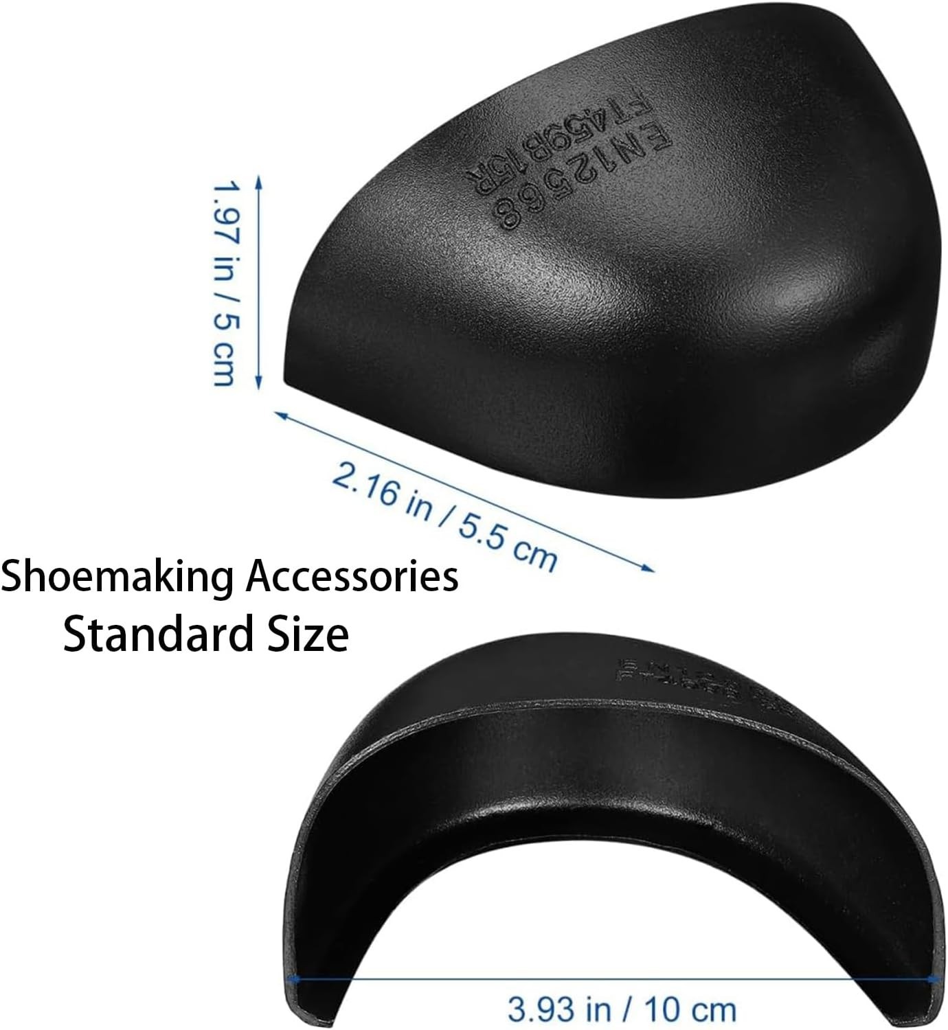 1 Pair Safety Steel Toe Caps Inserts for Work Shoes Footwear Protectors 4.5-12