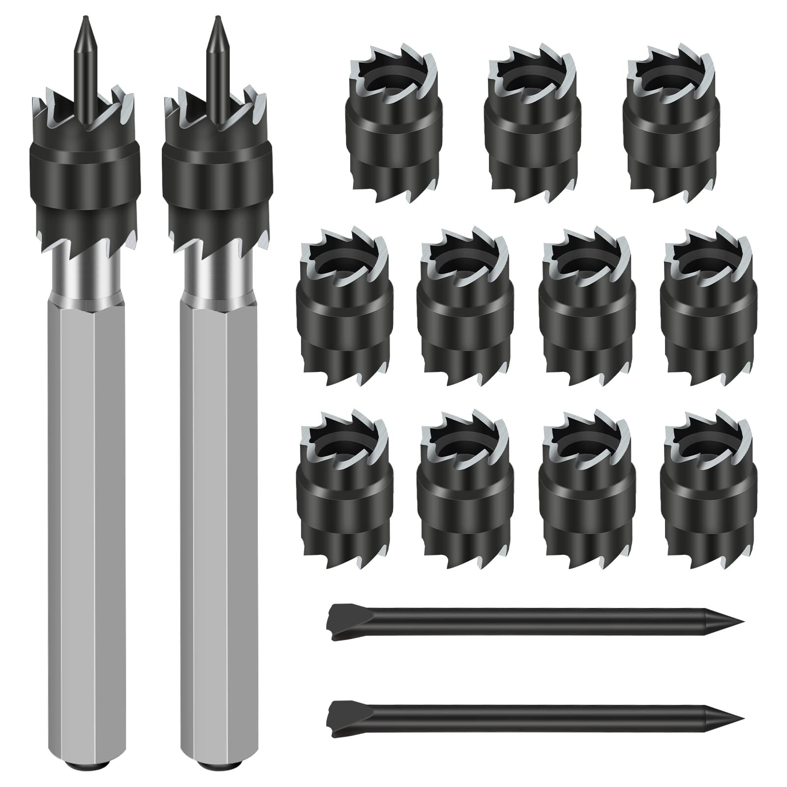 EEEkit 15 PCS Rotary Spot Weld Cutter Set Double 3.94 x 1.57 x 0.79 inches
