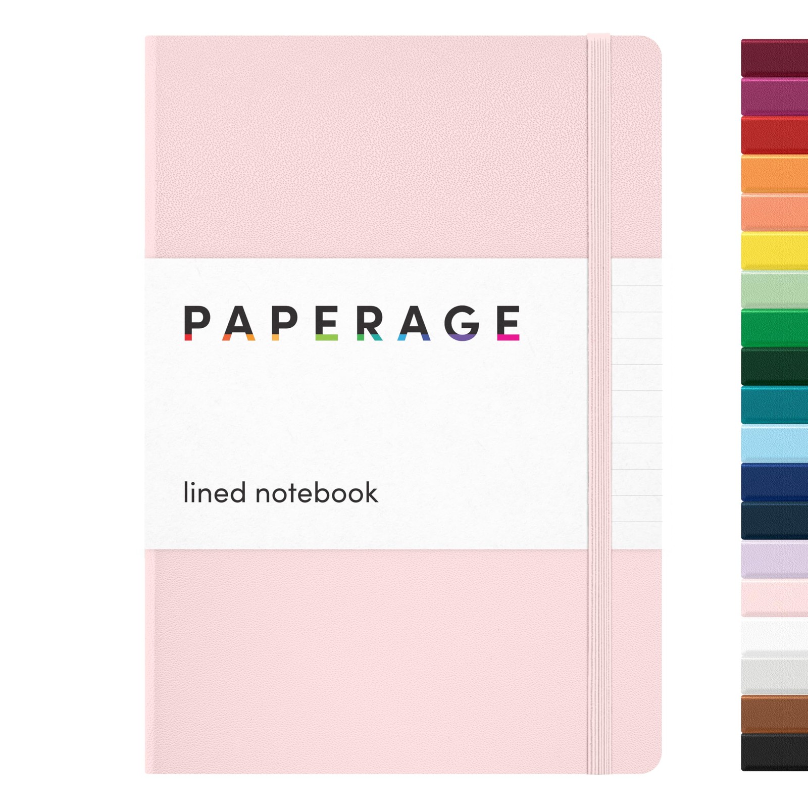 Lined Journal Notebook, Blush, 160 Pages, Medium 5.6 in x 8 in 100 GSM Thick…