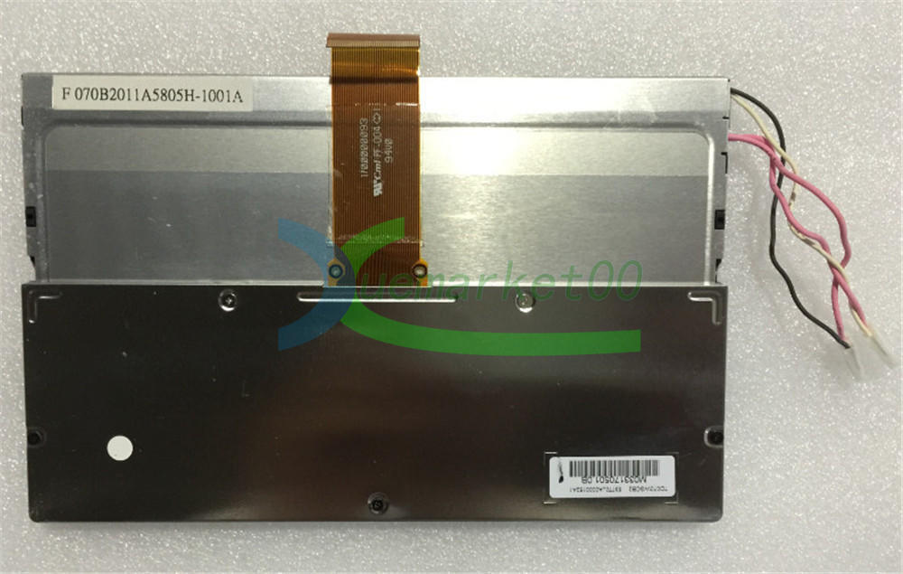 1PCS 7″ 854(RGB)×480 Resolution 40 pins LCD screen panel Toppoly TD070WGCB2