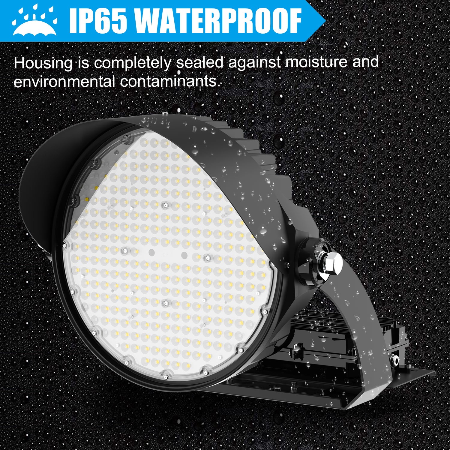 LED Beam Stadium Flood Light 600W 90000 Lumen Commercial Outdoor Arena Spotlight