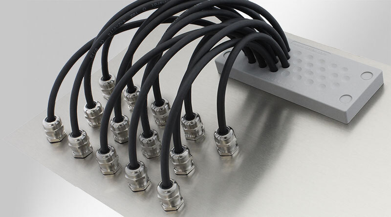 PG7 – PG29 Black/White/Brass Tight Cord Grip Cable Gland w/Lock-Nut & Gasket LOT