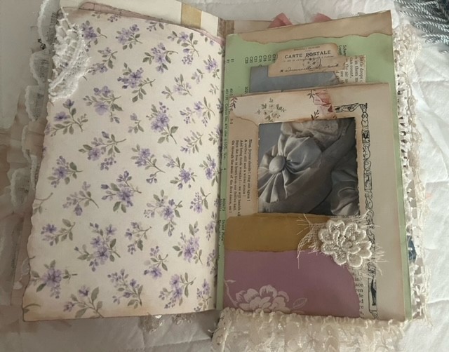 VINTAGE STYLE HANDMADE JUNK JOURNAL-«A Graceful Life»
