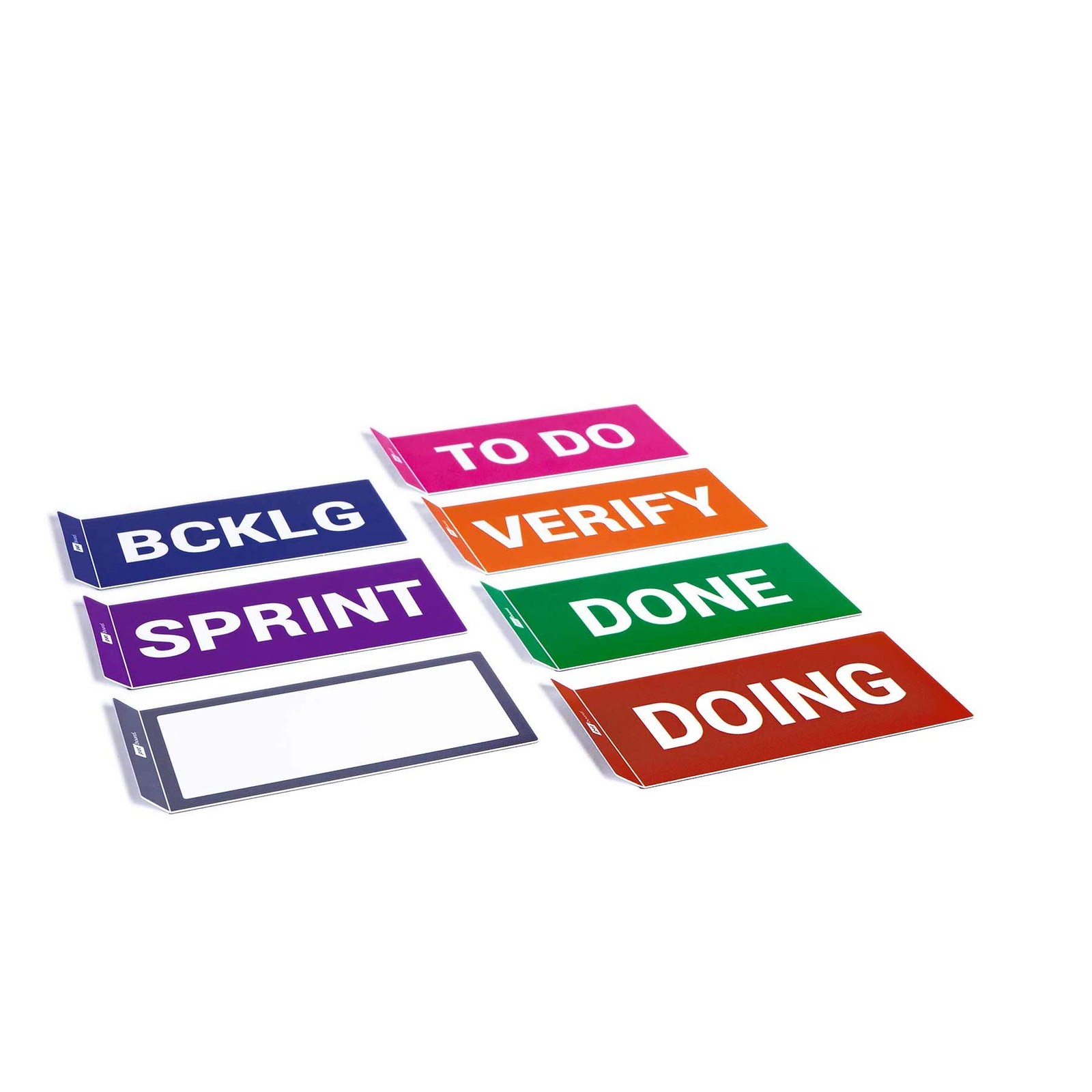 PATboard Scrum Board And Kanban Board Magnetic – Set 7 Column Cards (BCKLG