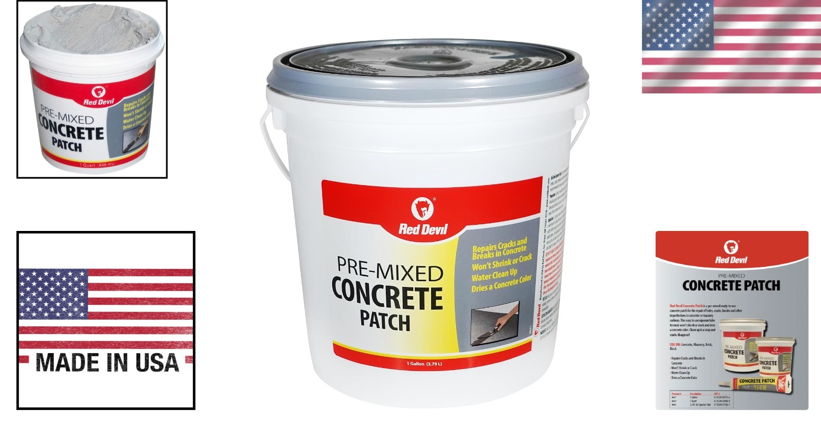 Interior/Exterior Concrete Repair, 1 Gal