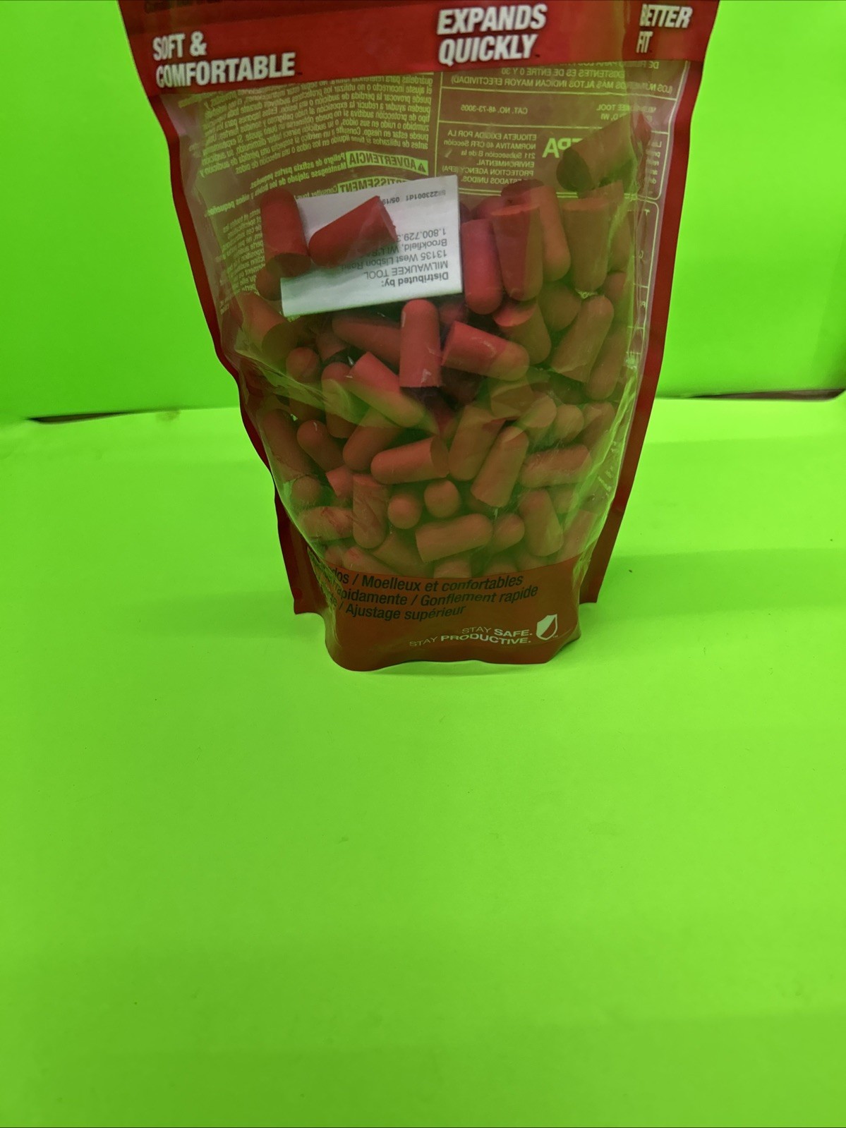 Milwaukee Disposable Ear Plugs 100 Pack 32db 48-73-3005