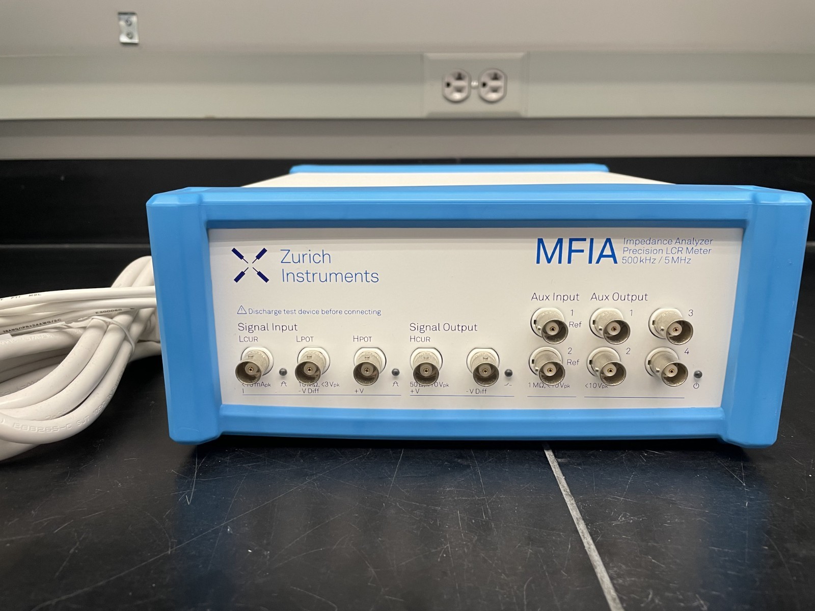 New Zurich Instruments MFIA 500 kHz Impedance Analyzer, 1 mOhm to 1 TOhm