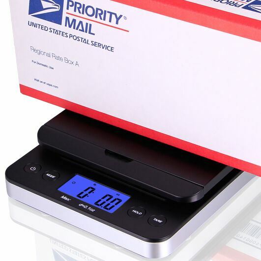 SAGA Digital Postal Scale 86lb X 0.1oz Shipping Scale Weight Postage W/AC In USB