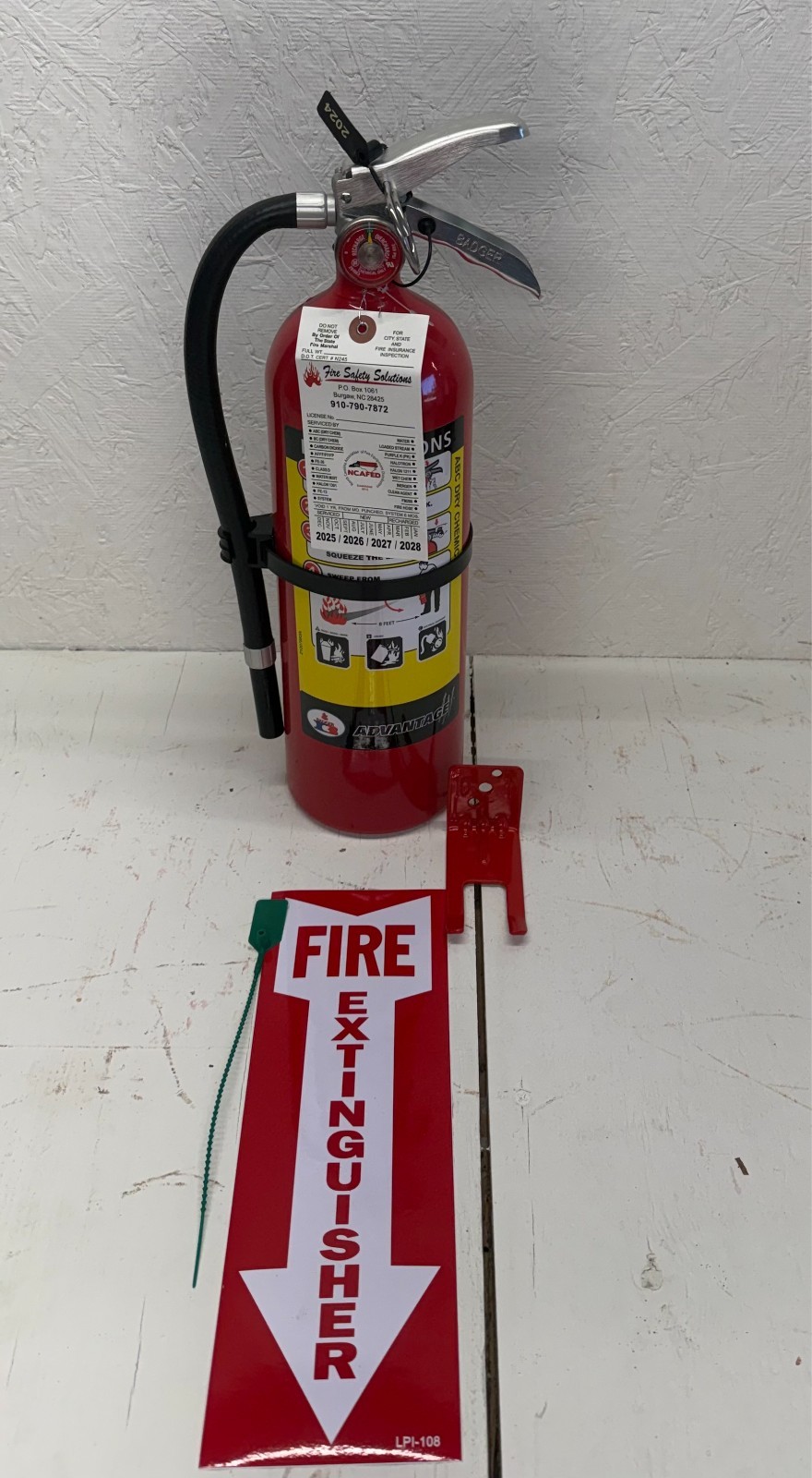 Fire Extinguisher – 5Lb ABC Fire Extinguisher – Qty-1