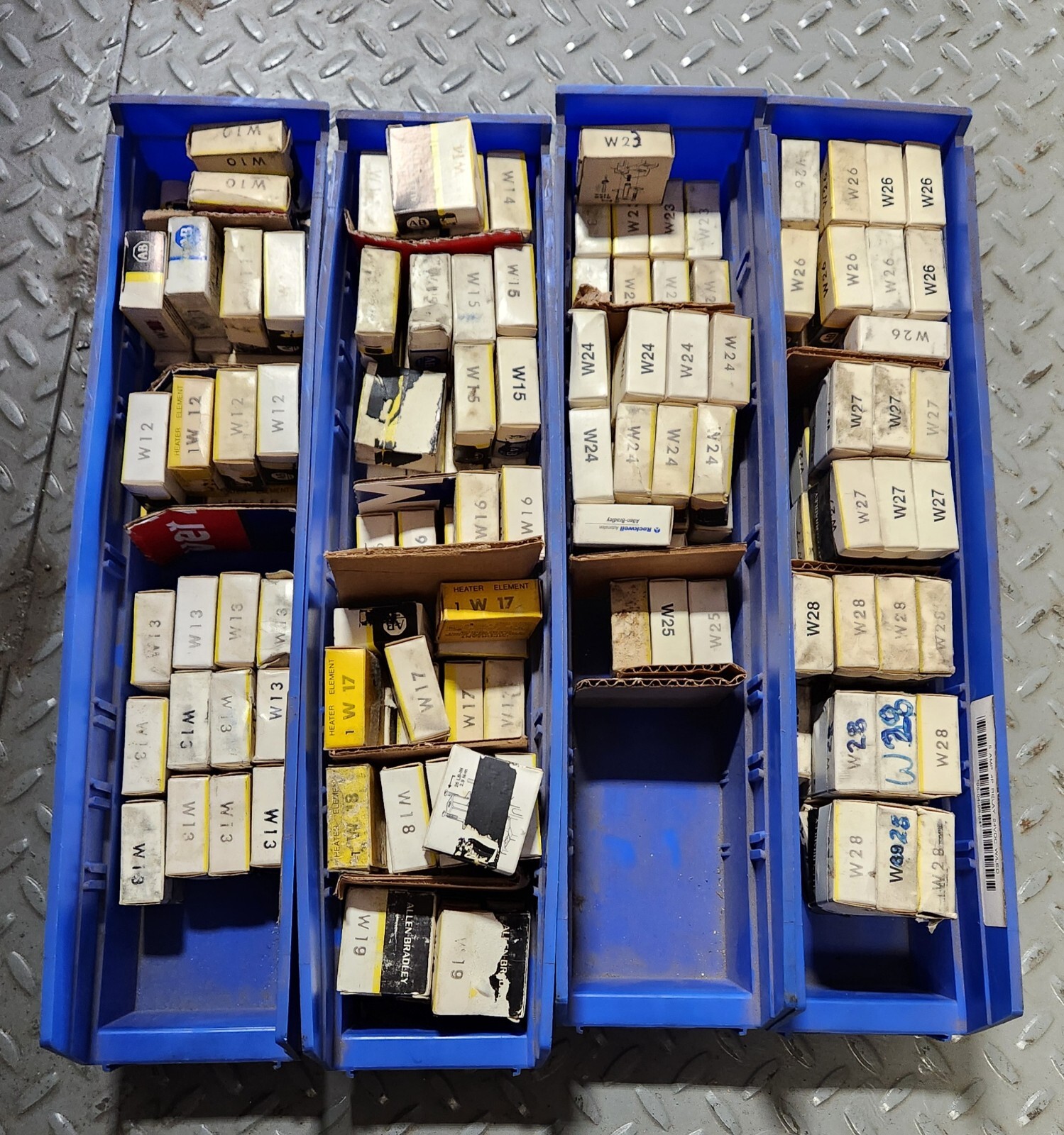 Allen Bradley Thermal Overload Heater Relays W10-W59 (ALL LOTS OF 3)