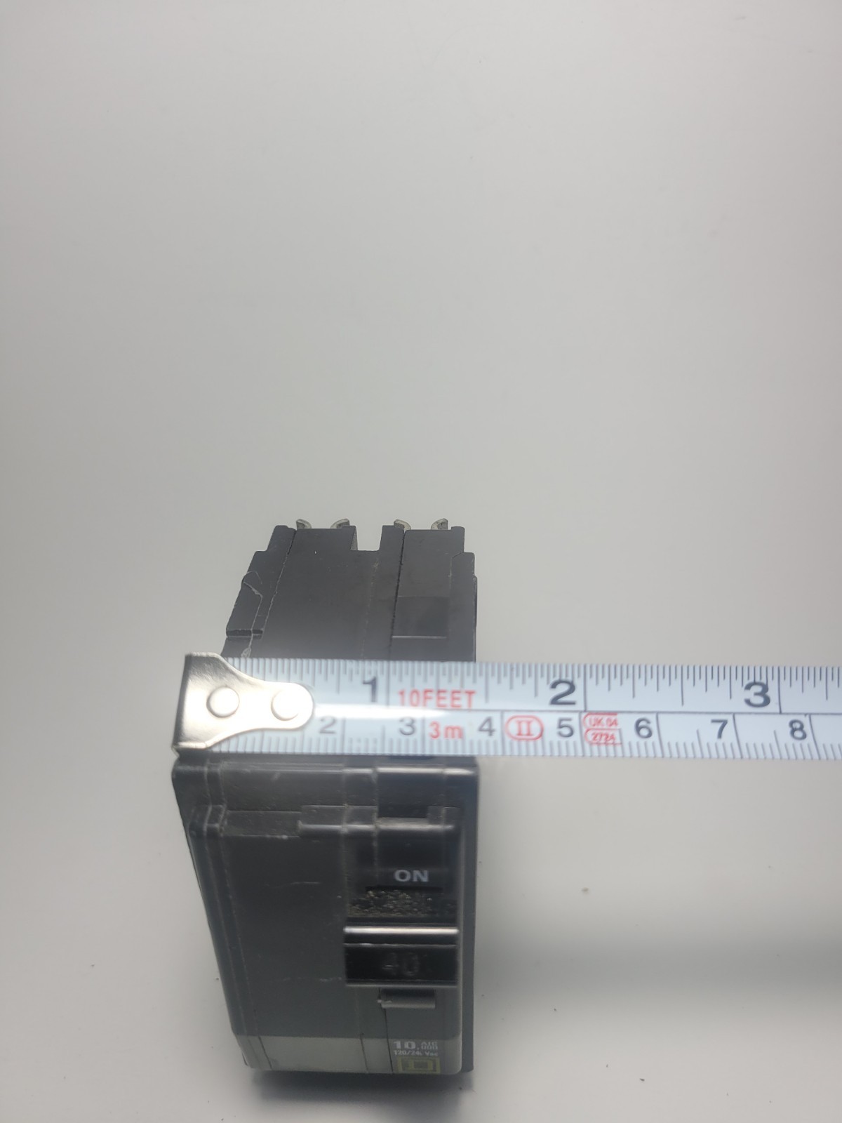 SQUARE D QO240 40 Amp 2 Pole 120/240 Volt Plug-In Circuit Breaker