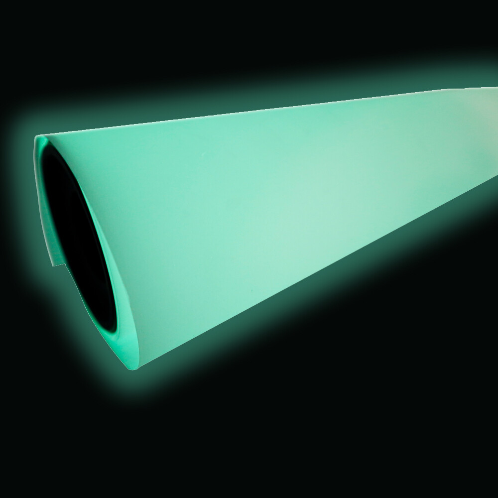 CALCA 11.8in x 32.8ft Glow in the Dark Luminous DTF Film Roll,Cold Peel