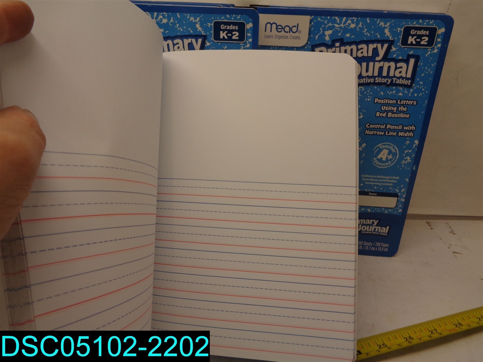 QTY=12:Mead K-2 Classroom Primary Journal 100 Sheets7.5″x 9.8″043100095545 B-802