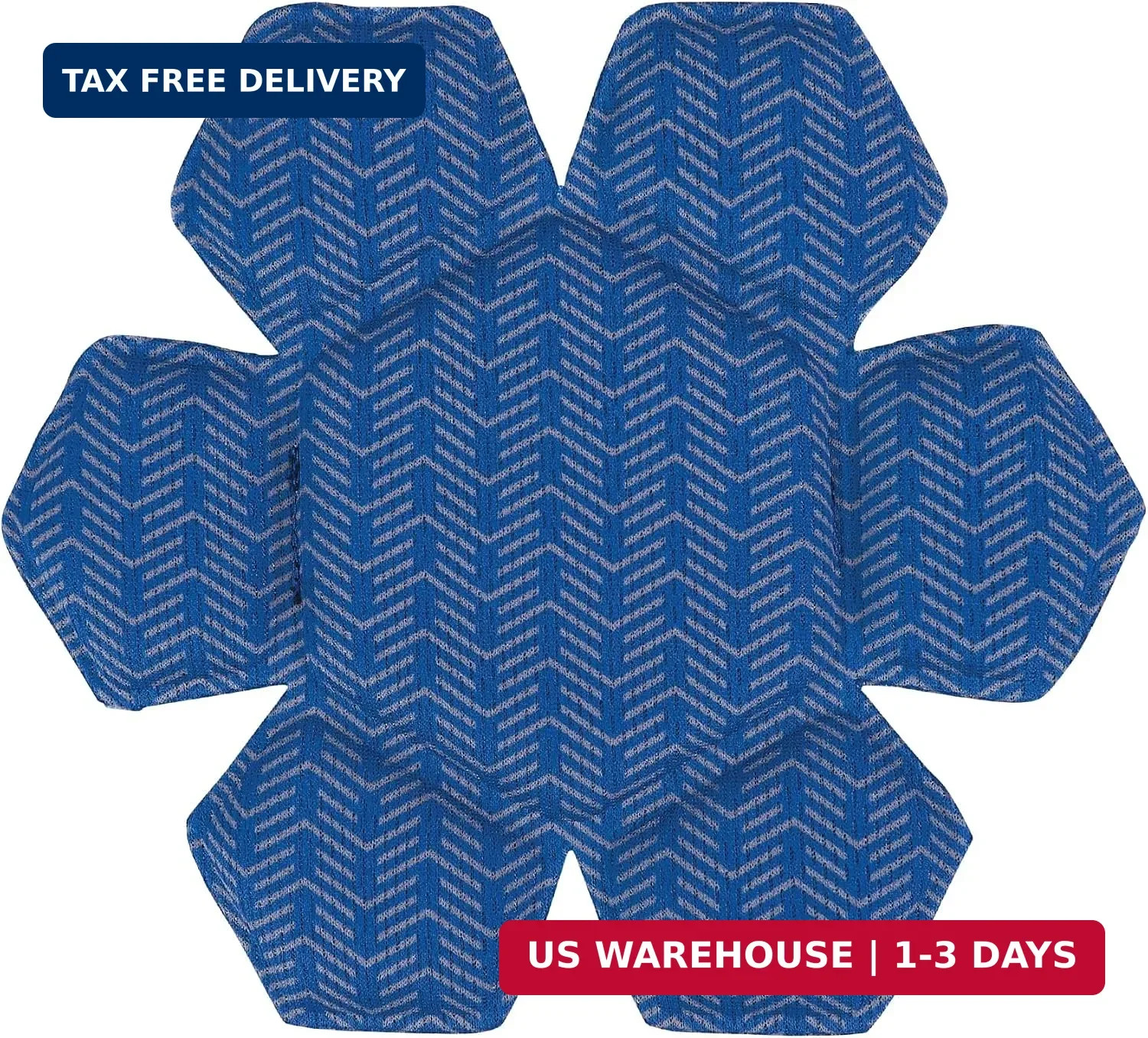 Ergodyne Chill-Its 6612 Moisture Wicking Hard Hat Top Pad, Padded Cooling Microf
