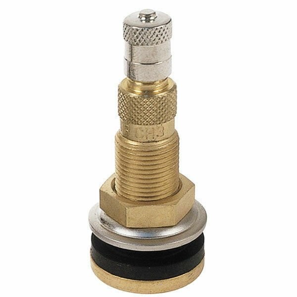 TR618A 1-7/8″ Tractor Air Liquid Tubeless Tire Brass Valve Stem Pack of 10
