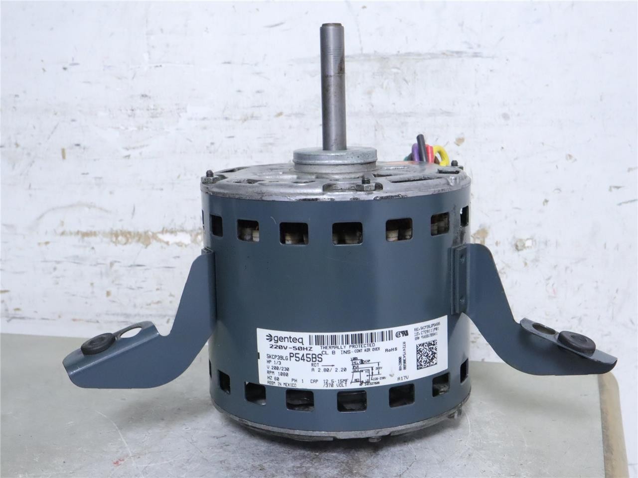 GENTEQ Motors 5KCP39LGP545BS Blower Motor 1/3HP 200/230V 1080RPM C729111P01