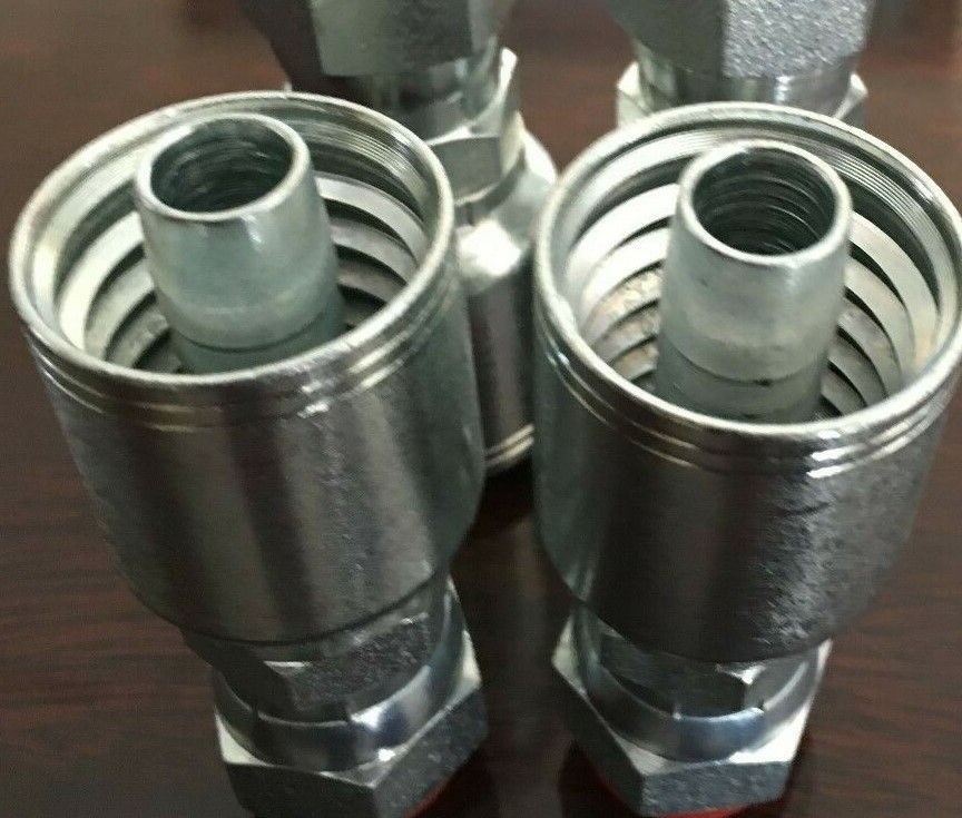  1/2″ x 72″ 2 Wire 5,000 PSI Hydraulic Hose Assembly with 2- Female JIC Swivels