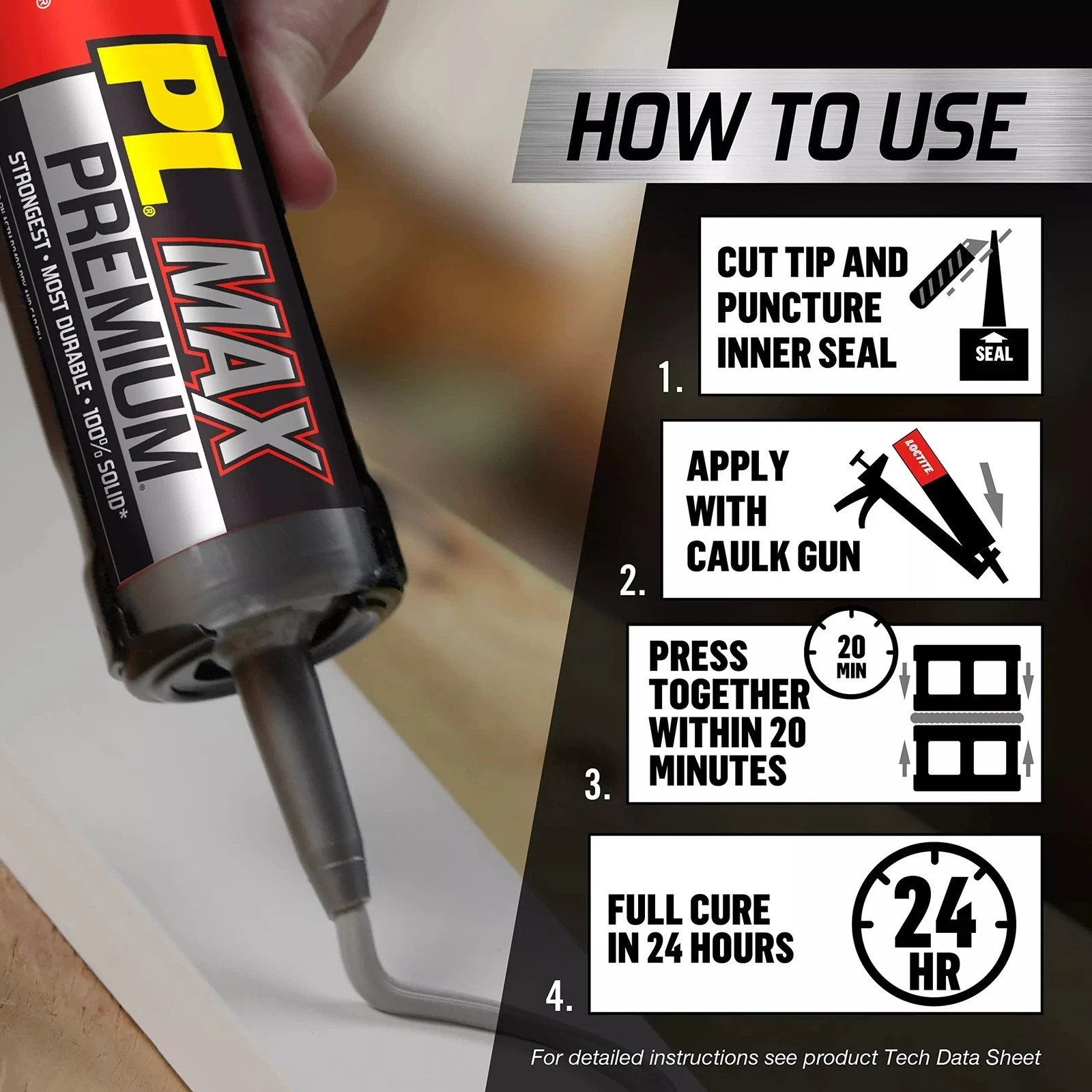 Loctite PL Max Premium 9 Oz Cartridge Construction Adhesive (2-Pack) 2292244