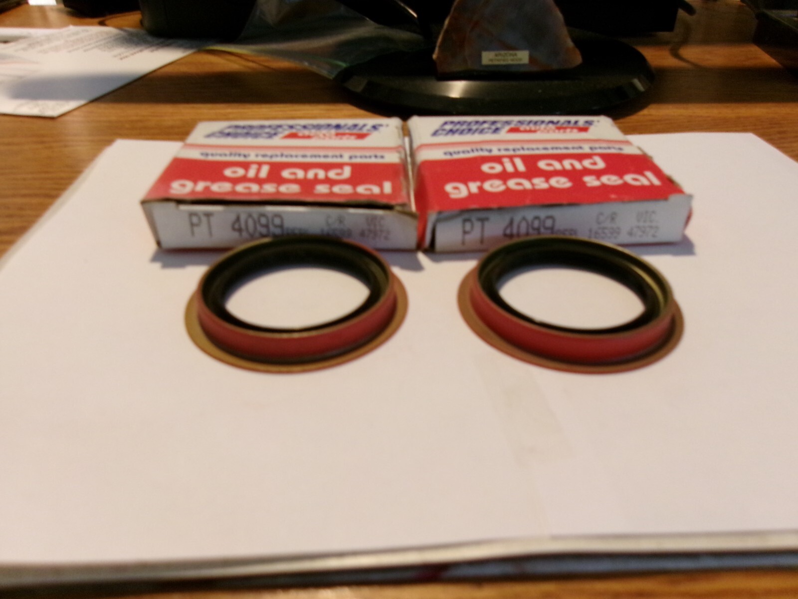 2 (TWO) PROFESSIONAL CHOICE 4099 OIL SEALS = $11.98 = $5.99 EACH = FREE SHIP