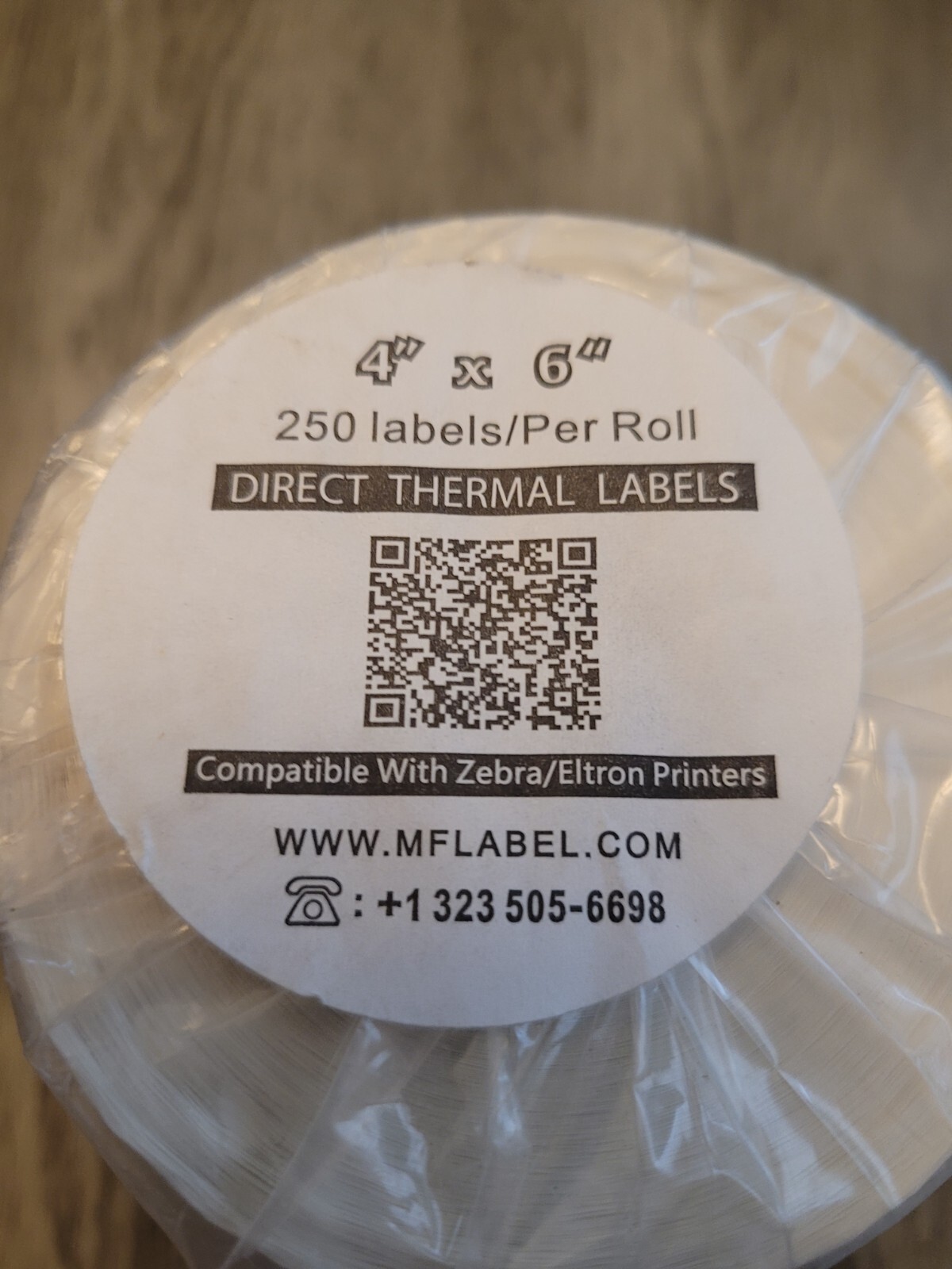 Direct Thermal Labels 4×6 250/Roll MFLabel Compatible With Zebra/Eltron Printers